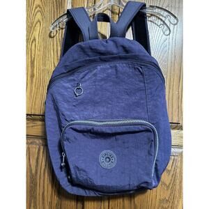Kipling Purple Backpack Two Pocket Adjustable Straps